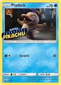 Psyduck - SM199 (Detective Pikachu Stamped) - SM Promos #SM199