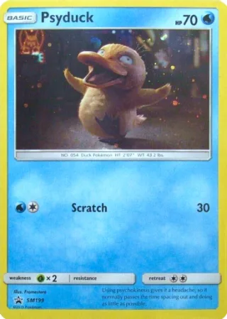 Psyduck - SM199 (No stamp) - SM Promos #SM199
