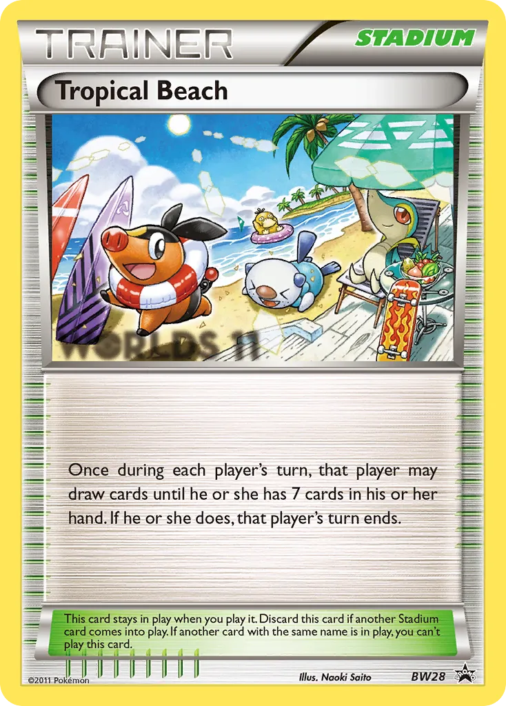Tropical Beach (2011) - BW Black Star Promos #BW28