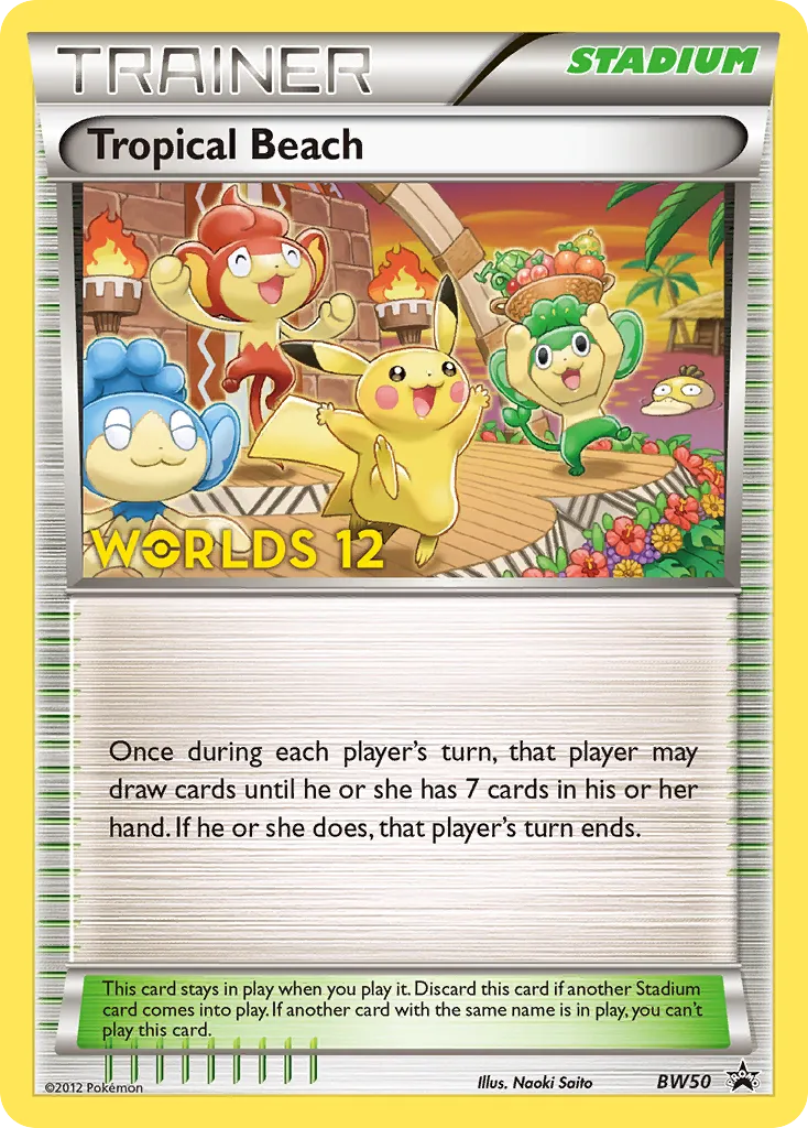 Tropical Beach (2012) - BW Black Star Promos #BW50