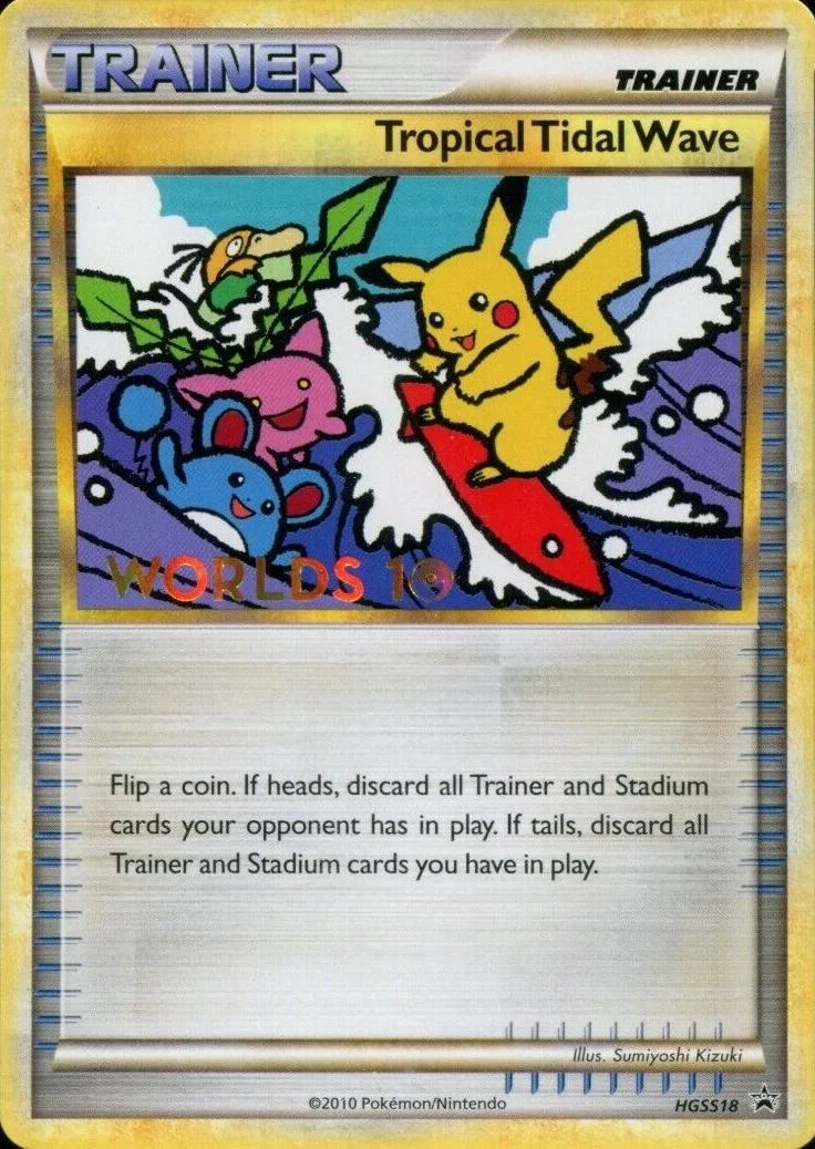 Tropical Tidal Wave (2010) - HGSS Black Star Promos #HGSS18