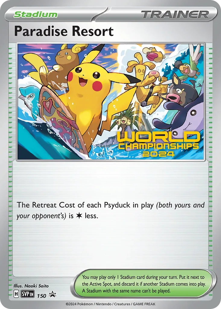 Paradise Resort (2024) - Scarlet & Violet Black Star Promos #150