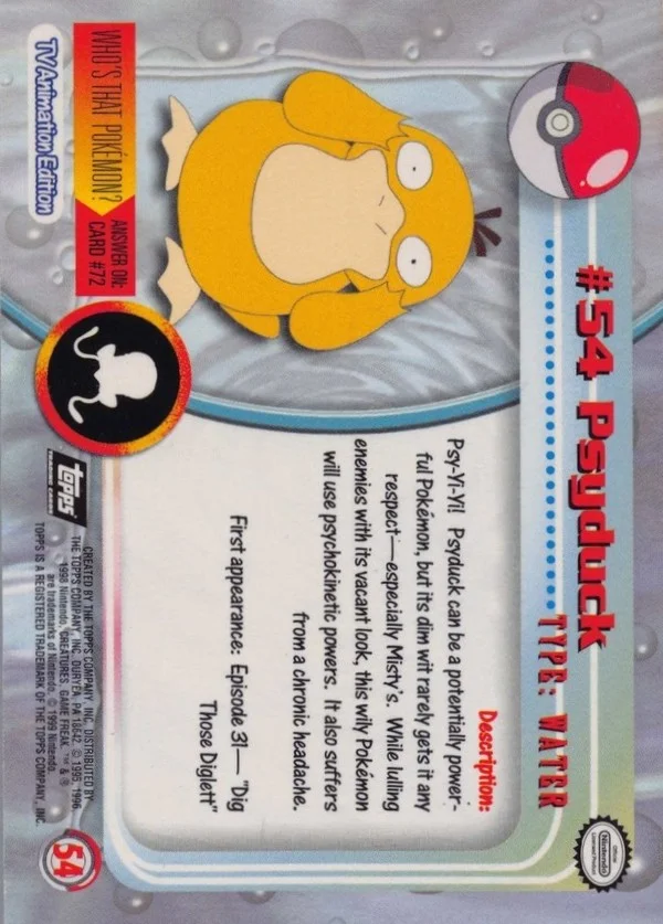 Psyduck - rear