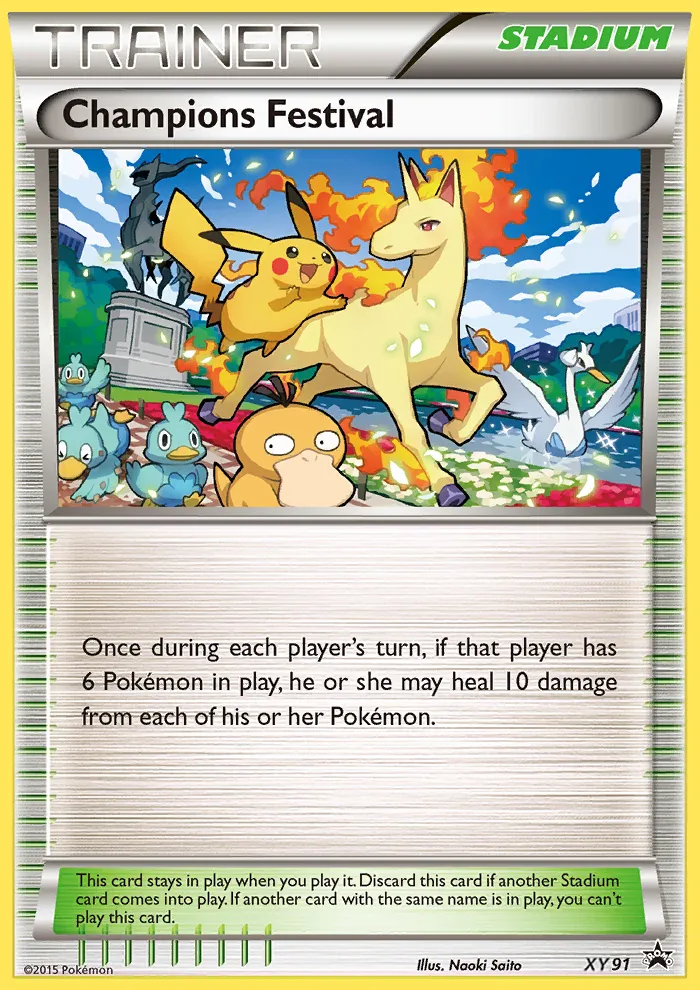 Champions Festival (2015) - XY Black Star Promos #XY91